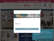 Tablet Screenshot of aleadeco.com